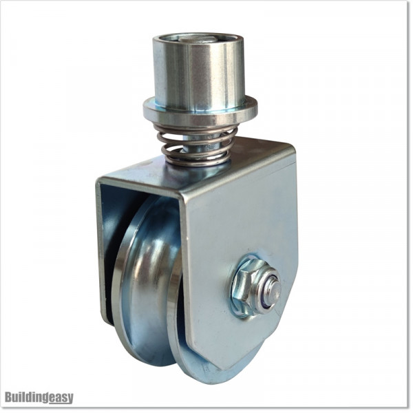 360 degrees Turning Gate wheel. Wheels are spring loaded weldable to bottom of the gate sections