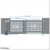 Telescopic gate kit for 6M gate