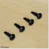 Self-tapping screws are powder coated in black colour. Size M4 X 16mm