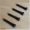 Stainless Steel and Blackened Bolts M8 X 45mm