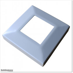 Base cover for 100 X 100 Silver Pearl colour Posts