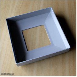 Base cover for 100 X 100 Silver Pearl colour Posts