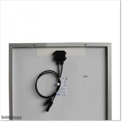 Monocrystalline Half-Cut solar panel 12V / 60W for Solar Power System