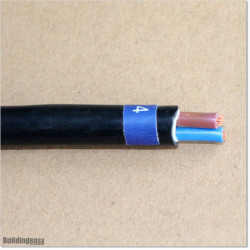 Solar Panel multi strand twin wire copper cable 4.0mm.