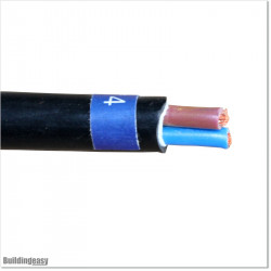 Solar Panel multi strand twin wire copper cable 4.0mm.