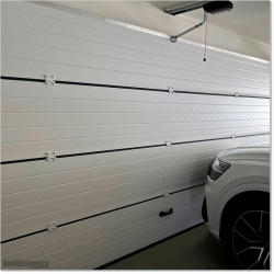 European manufactured Insulated Garage Door RL7016 colour installed with with Sommer Opener