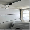 European manufactured Insulated Garage Door RL7016 colour installed with with Sommer Opener