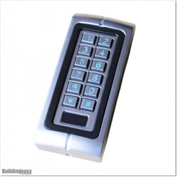 Water proof and 1200 user capacity. Vandal resistance with metal construction.