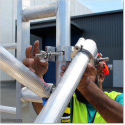 Stairway Scaffold Attachment
