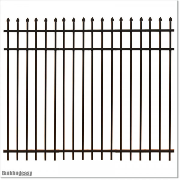 Fence is 1.8M high and 2.4M wide