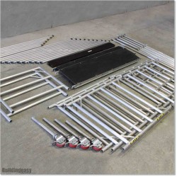 6M Scaffolding with Inbuilt Ladder Frame and Wider Working Area.