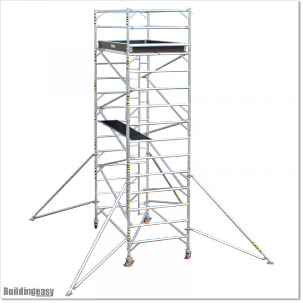 6M Scaffolding with Inbuilt Ladder Frame and Wider Working Area.