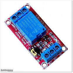12V, 1 Channel relay module with trigger and test button