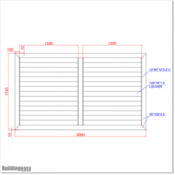 Covered Aluminium Louver 3M Wide Single Swing Gates in Auckland.