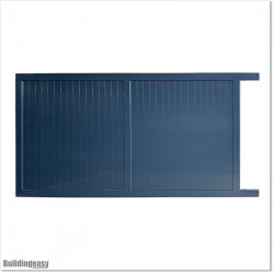 Gate is 3.8M wide and gate height is 1.8M. Gate fits 3.5M post gap
