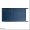 Gate is 3.8M wide and gate height is 1.8M. Gate fits 3.5M post gap