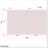 Aluminium Slat Boundary Fencing is easy to install and is constructed from powder coated rust free aluminium