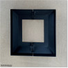 cover is made of die cast aluminum with powder coated in Matte Black