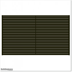 Aluminium Boundary Fencing is easy to install and is constructed from powder coated rust free aluminium