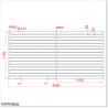 Aluminium Slat Boundary Fencing is easy to install and is constructed from powder coated rust free aluminium