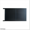 Gate is 3.8M wide and gate height is 1.8M. Gate fits 3.5M post gap