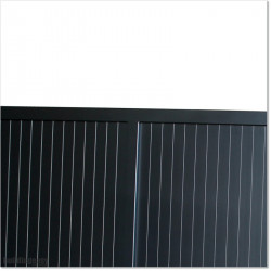 Gate is 4.8M wide and gate height is 1.8M. Gate fits 4.5M post gap