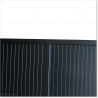 Gate is 4.8M wide and gate height is 1.8M. Gate fits 4.5M post gap