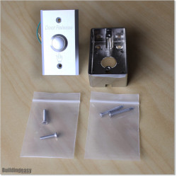 Wireless Push Button Switch Easy Installation Powered By an Battery.