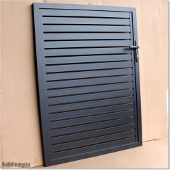 Gate is 1100mm wide (excluding hinge width) and height is 1815mm. Gate comes with Lock