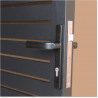 Gate is 1100mm wide (excluding hinge width) and height is 1815mm. Gate comes with Lock