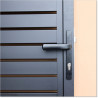 Gate is 1100mm wide (excluding hinge width) and height is 1515mm. Gate comes with Lock
