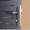 Gate is 1100mm wide (excluding hinge width) and height is 1515mm. Gate comes with Lock
