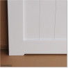 Pedestrian Tongue & Groove gate is 1.0M wide and gate height is 1.75M. Gate colour Pure White(RAL9010)