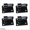 Aluminium Tongue and Groove Gate. Gate is 3.0M wide and gate height is 1.75M.