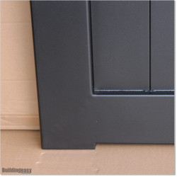 Aluminium Tongue and Groove Gate. Gate is 3.0M wide and gate height is 1.75M.