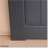 Aluminium Tongue and Groove Gate. Gate is 3.0M wide and gate height is 1.75M.