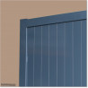 Aluminium Tongue and Groove Gate. Gate is 3.5M wide and gate height is 1.75M.