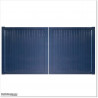 Aluminium Tongue and Groove Gate. Gate is 3.5M wide and gate height is 1.75M.