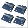 Aluminium Tongue and Groove Gate. Gate is 3.0M wide and gate height is 1.75M.