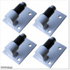 Aluminium Tongue and Groove Gate. Gate is 3.5M wide and gate height is 1.75M.