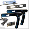 Pedestrian Tongue & Groove gate is 1.0M wide and gate height is 1.75M. Gate comes with a Lock