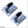 Pedestrian Tongue & Groove gate is 1.0M wide and gate height is 1.75M. Gate comes with a Lock