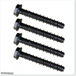 Galvanized and blackened concrete bolts M8 X 75mm