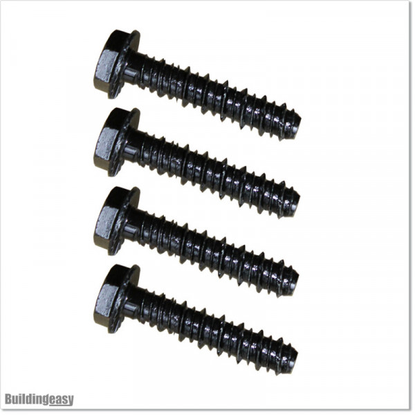 Galvanized and blackened concrete bolts M8 X 50mm