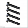 Galvanized and blackened concrete bolts M8 X 50mm