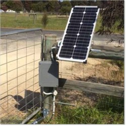150W / 100AHr Solar Operated Double Swing gate opener