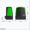 D3 SMART is a domestic operator designed to open and close sliding gates weighing up to 300kg