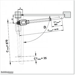 SSommer Twist ML Gate opener made in Germany. Swing gate opener for gates width up to 2.5M maximum 200Kg