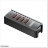 Holder for installing the hand-held transmitter in a car or on the wall