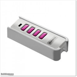 Holder for installing the hand-held transmitter in a car or on the wall